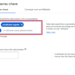Passo 2- Como utilizar o Planeador de Palavras-Chave para definir o orçamento